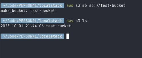 AWS LOCALSTACK DEMO E